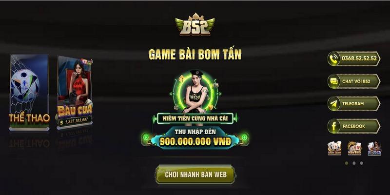 Điểm danh các game đánh bài đổi thưởng mới nhất tại B52 Club